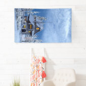 Weihnachtsschnee auf dem Lebkuchenhaus Banner (Insitu)