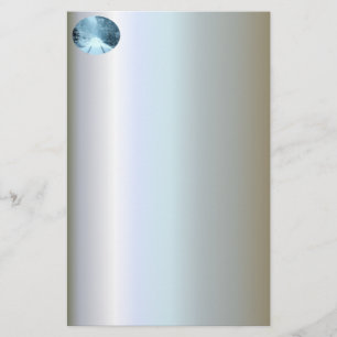 Weihnachtsschnee auf Eisenbahnwegen Briefpapier