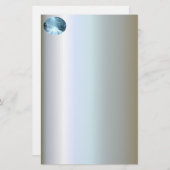 Weihnachtsschnee auf Eisenbahnwegen Briefpapier (Vorne/Hinten)