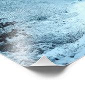 Weihnachtsschnee auf Eisenbahnwegen Fotodruck (Ecke)