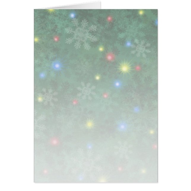 Weihnachtsschnee beleuchtet II (Vorne)