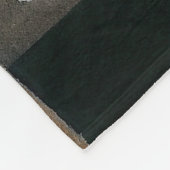 Weihnachtsschnee Black Cap Chickadee Red Berries Fleecedecke (Ecke)