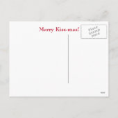 Weihnachtsschnee der Jahreszeit Feiertagspostkarte (Rückseite)