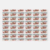 Weihnachtsschnee Geschenkpapier Set (Vorderseite 3)