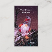 Weihnachtsschnee Glitzer Niedlich Gnome Visitenkarte (Vorderseite)