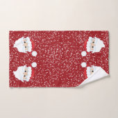Weihnachtsschnee im Winter zu Weihnachten Badhandtuch Set (Handtuch)