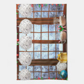 Weihnachtsschnee Küchentuch (Vertikal)