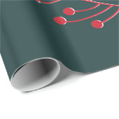 Weihnachtsschnee mit Glitzer Geschenkpapier (Rolleneckpunkt)