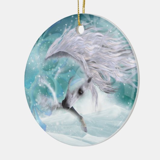 Weihnachtsschnee - Ornament (Links)