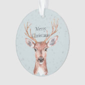 Weihnachtsschnee Ornament (Vorderseite)