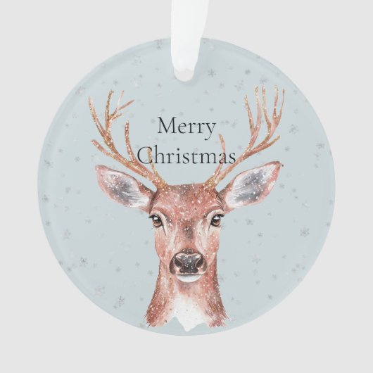 Weihnachtsschnee Ornament (Vorderseite)