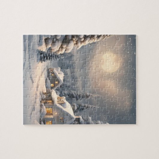 Weihnachtsschnee Puzzle (Horizontal)