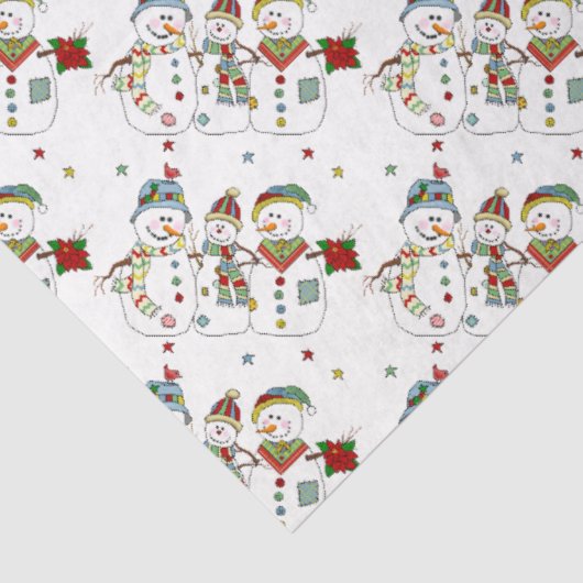 Weihnachtsschnee Seidenpapier (Ausschnitt)