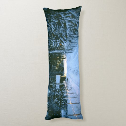 Weihnachtsschnee Seitenschläferkissen (Rückseite (Vertikal))