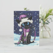 Weihnachtsschnee Siam Katzenjammer Winter (Stehend Vorderseite)