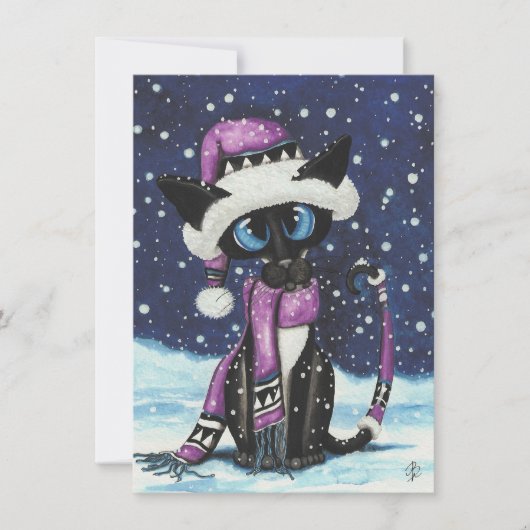 Weihnachtsschnee Siam Katzenjammer Winter (Vorderseite)