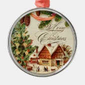 Weihnachtsschnee Skaten Custom Ornament (Vorne)