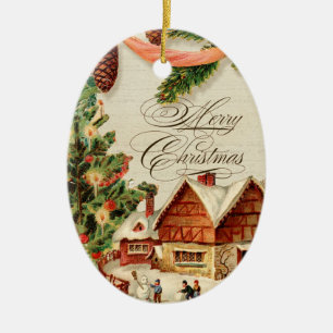 Weihnachtsschnee Skaten Custom Ornament