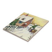 Weihnachtsschnee Tiles Fliese (Seite)