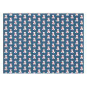 Weihnachtsschnee Tischdecke (Vorderseite (Horizontal))