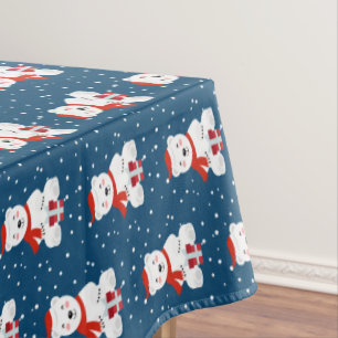 Weihnachtsschnee Tischdecke