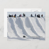 Weihnachtsschnee Tubing Lancaster PA Feiertagspostkarte (Vorne/Hinten)