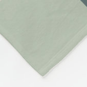 Weihnachtsschnee und Bäume grün mit Namen Fleecedecke (Ecke)