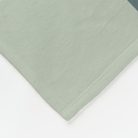 Weihnachtsschnee und Bäume grün mit Namen Fleecedecke (Ecke)