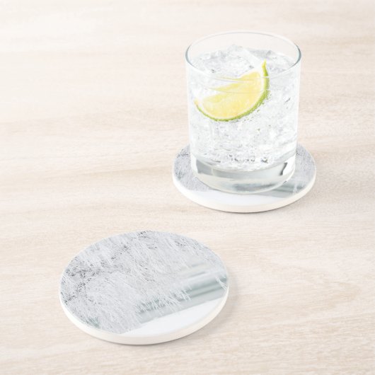 Weihnachtsschnee Untersetzer (Seite)