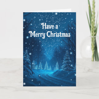 Weihnachtsschnee Weihnachten Karte