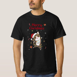 Weihnachtsschnee Wintertiere Katzen T-Shirt