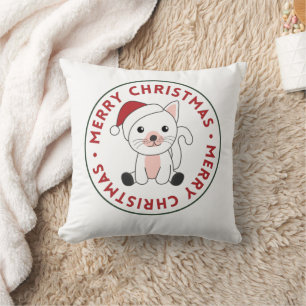 Weihnachtsschnee Wintertiere Katzen werfen Pillo Kissen