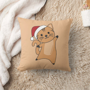 Weihnachtsschnee Wintertiere Katzen werfen Pillo Kissen