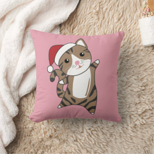 Weihnachtsschnee Wintertiere Katzen werfen Pillo Kissen