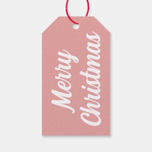 Weihnachtsschnee Wintertiere Schweine Geschenkmark Geschenkanhänger (Rückseite)