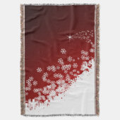 Weihnachtsschnee-Wurfs-Decke Decke (Vorderseite Vertikal)