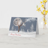 Weihnachtsschneeauge und Kaninchen Karte (Gelbe Blume)