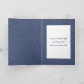 Weihnachtsschneeauschale in Schneeflocken Feiertagskarte (Innenseite)