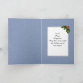 Weihnachtsschneeauwl Feiertagskarte (Innenseite)