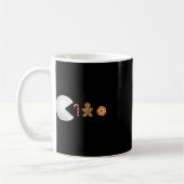 Weihnachtsschneeball isst Candy Cane Gingerbread B Kaffeetasse (Links)