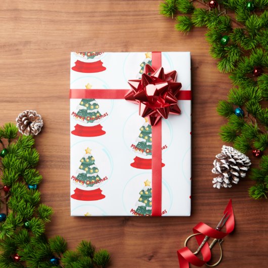 Weihnachtsschneeballpapier Geschenkpapier (Feiertagsgeschenk)