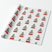 Weihnachtsschneeballpapier Geschenkpapier (Ungerollt)