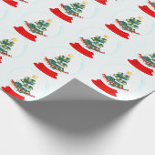 Weihnachtsschneeballpapier Geschenkpapier (Ecke)
