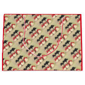 Weihnachtsschneebecher Große Geschenktüte (Vorderseite)