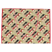 Weihnachtsschneebecher Große Geschenktüte (Rückseite)