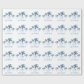 Weihnachtsschneebeuterei Geschenkpapier (Flach)