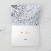 Weihnachtsschneebezeichnung Hübsch fröhlich Vintag Karte (Innenseite)