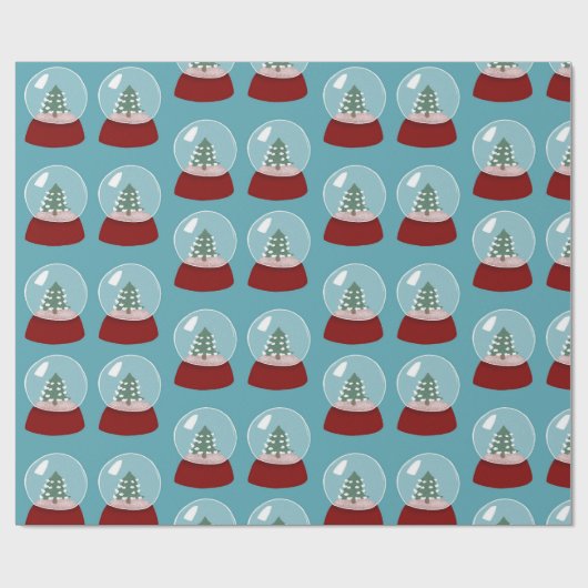 Weihnachtsschneedecke Geschenkpapier (Flach)