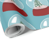 Weihnachtsschneedecke Geschenkpapier (Rolleneckpunkt)
