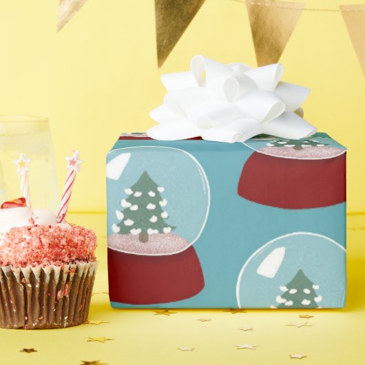 Weihnachtsschneedecke Geschenkpapier (Geburtstagsparty)